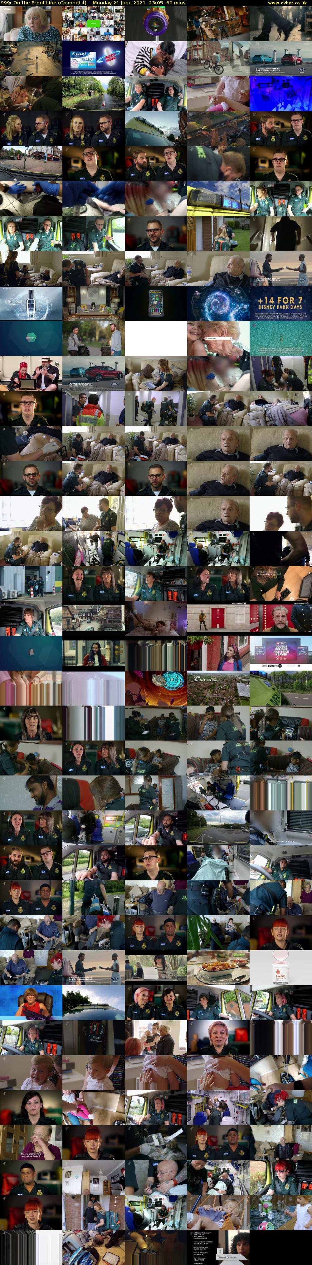 999: On the Front Line (Channel 4) Monday 21 June 2021 23:05 - 00:05