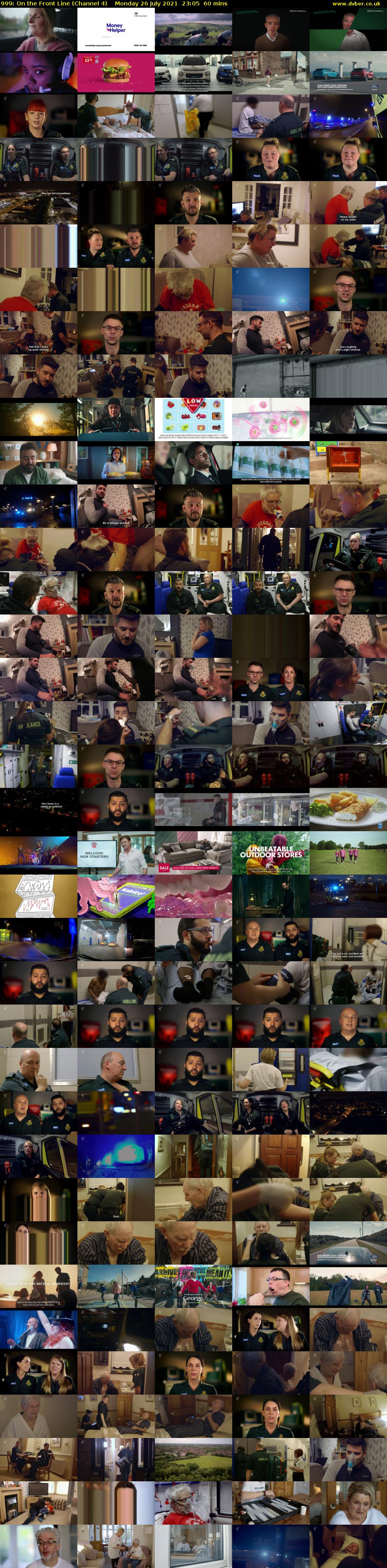 999: On the Front Line (Channel 4) Monday 26 July 2021 23:05 - 00:05