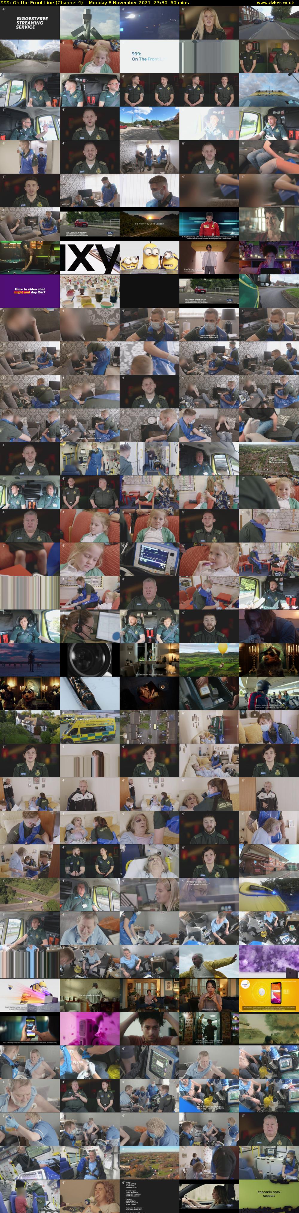 999: On the Front Line (Channel 4) Monday 8 November 2021 23:30 - 00:30