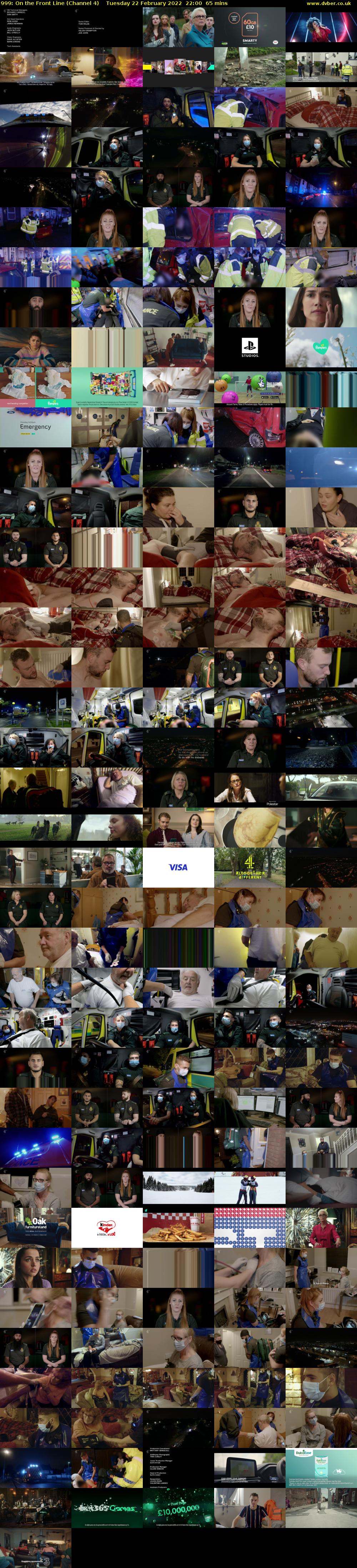 999: On the Front Line (Channel 4) Tuesday 22 February 2022 22:00 - 23:05