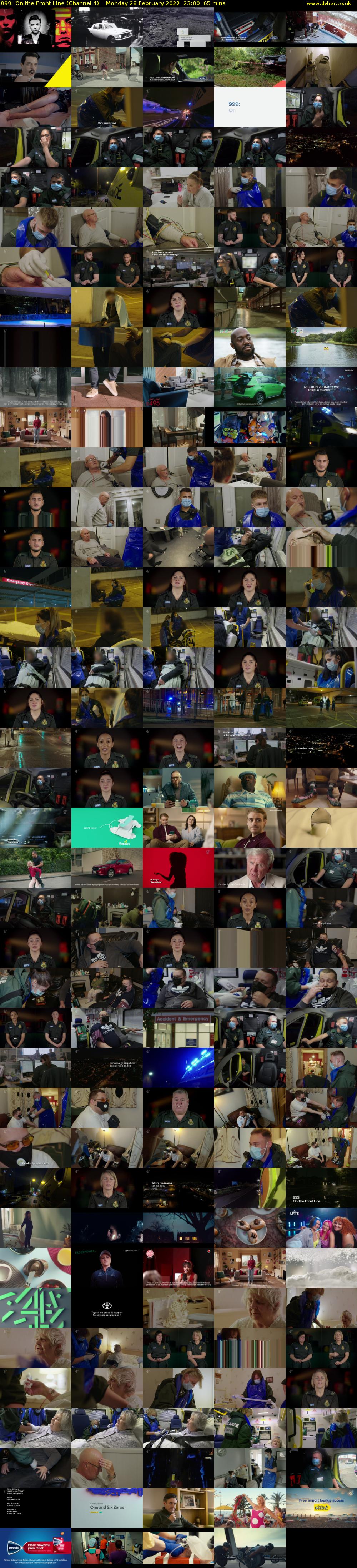 999: On the Front Line (Channel 4) Monday 28 February 2022 23:00 - 00:05