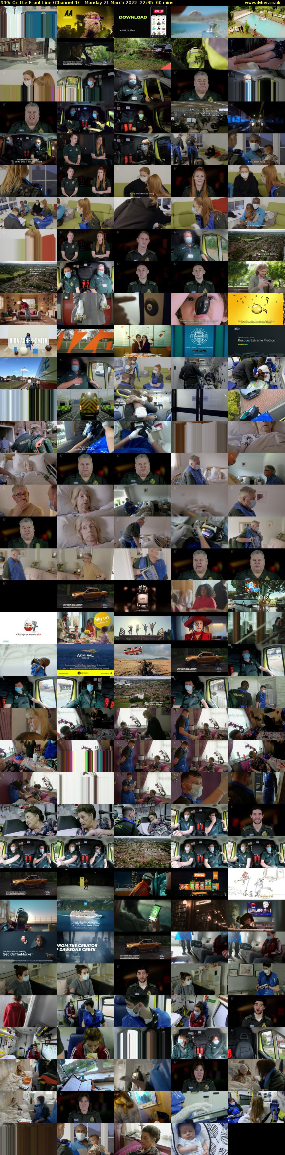 999: On the Front Line (Channel 4) Monday 21 March 2022 22:35 - 23:35