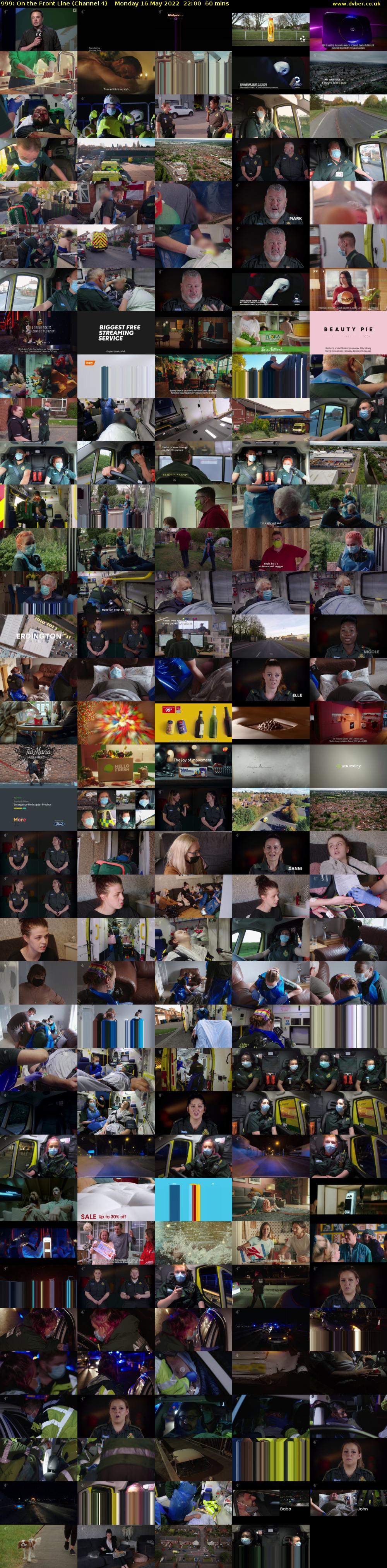 999: On the Front Line (Channel 4) Monday 16 May 2022 22:00 - 23:00