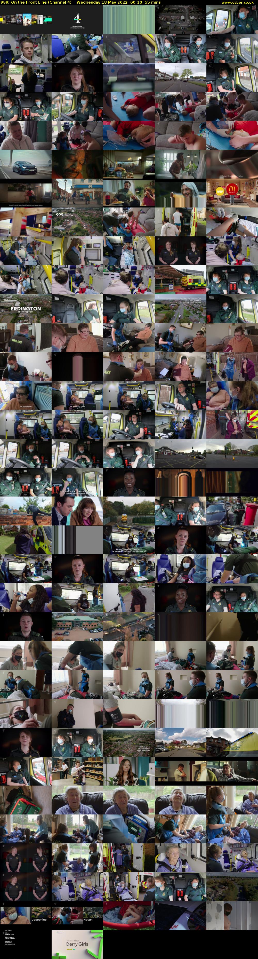999: On the Front Line (Channel 4) Wednesday 18 May 2022 00:10 - 01:05