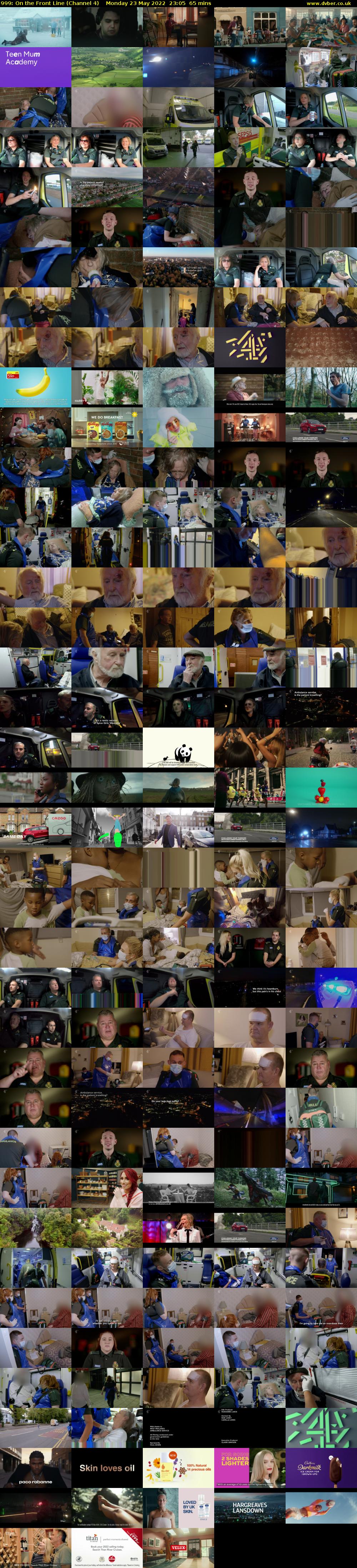 999: On the Front Line (Channel 4) Monday 23 May 2022 23:05 - 00:10