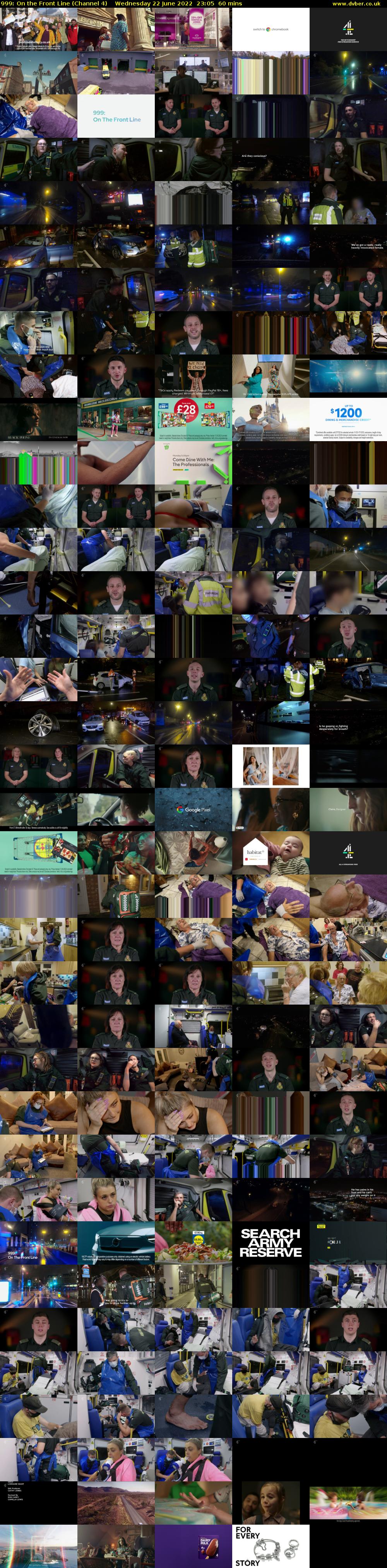999: On the Front Line (Channel 4) Wednesday 22 June 2022 23:05 - 00:05