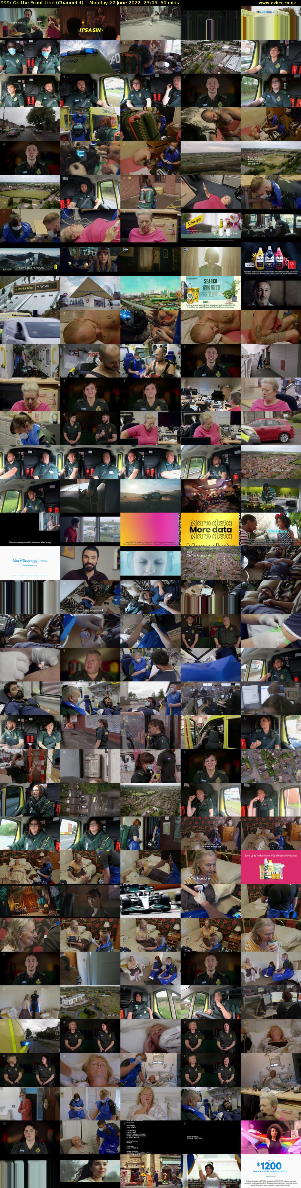 999: On the Front Line (Channel 4) Monday 27 June 2022 23:05 - 00:05