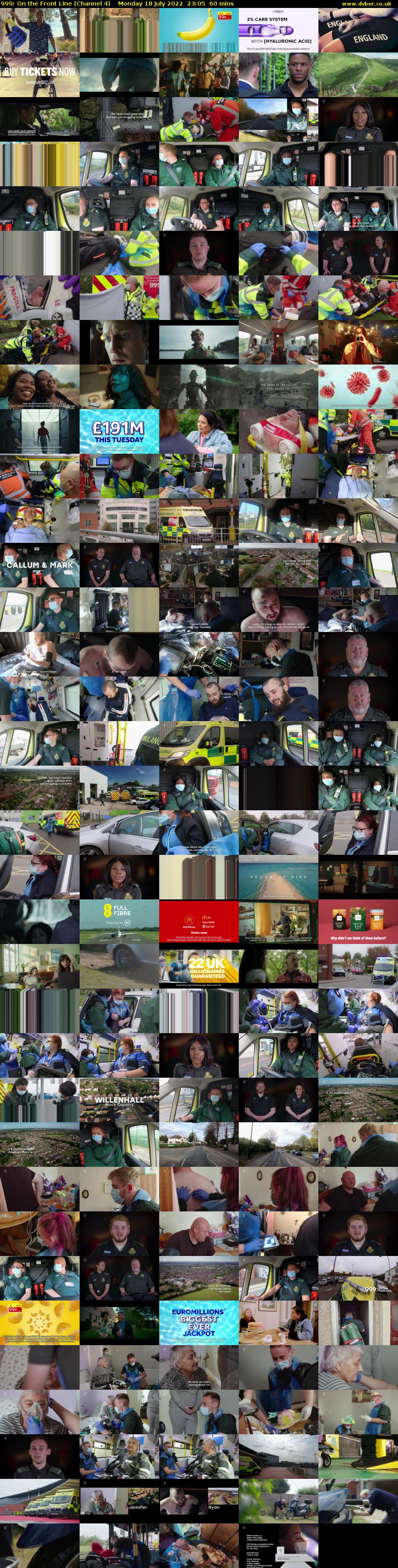 999: On the Front Line (Channel 4) Monday 18 July 2022 23:05 - 00:05