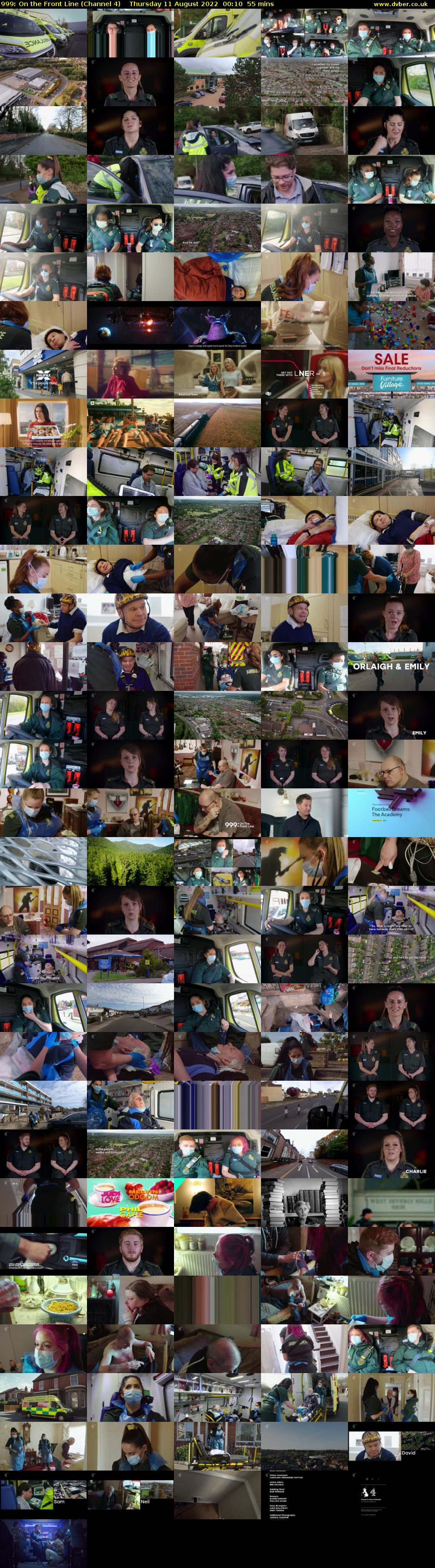 999: On the Front Line (Channel 4) Thursday 11 August 2022 00:10 - 01:05