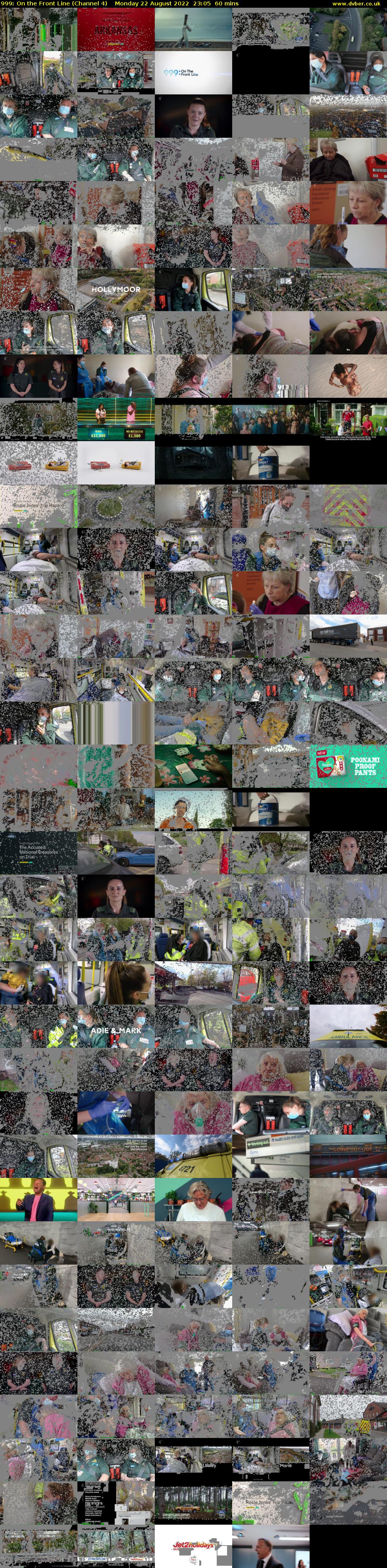 999: On the Front Line (Channel 4) Monday 22 August 2022 23:05 - 00:05