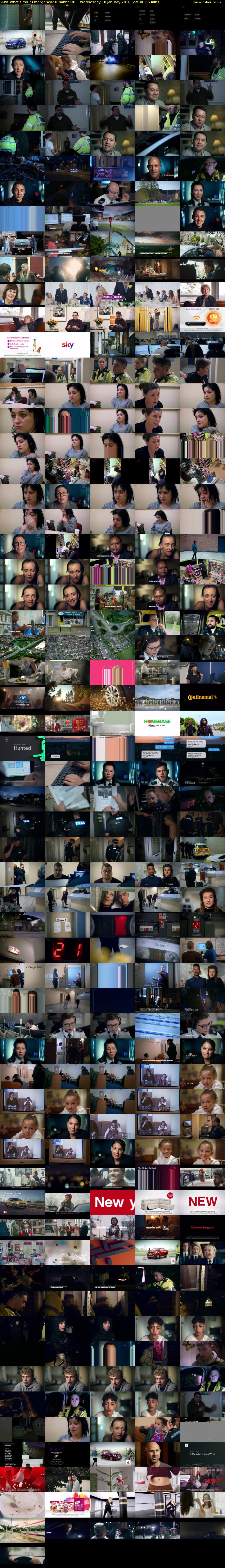 999: What's Your Emergency? (Channel 4) Wednesday 10 January 2018 22:00 - 23:05