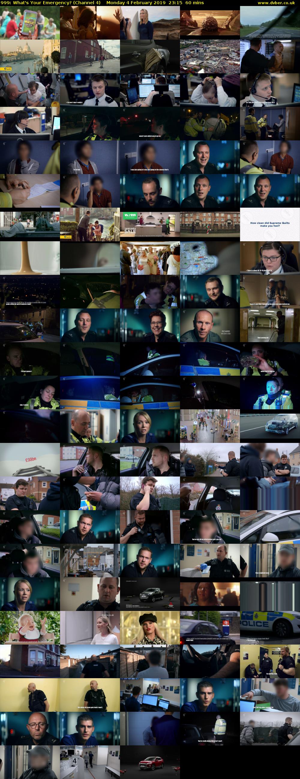 999: What's Your Emergency? (Channel 4) Monday 4 February 2019 23:15 - 00:15
