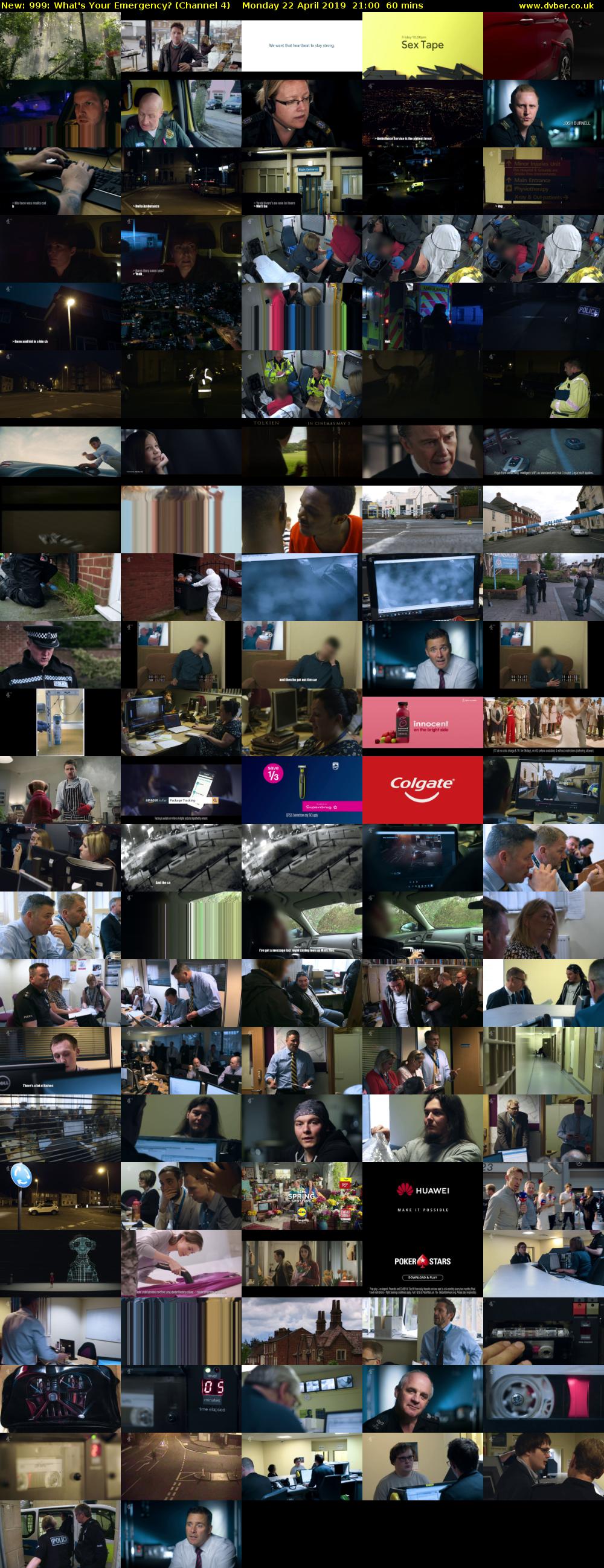 999: What's Your Emergency? (Channel 4) Monday 22 April 2019 21:00 - 22:00