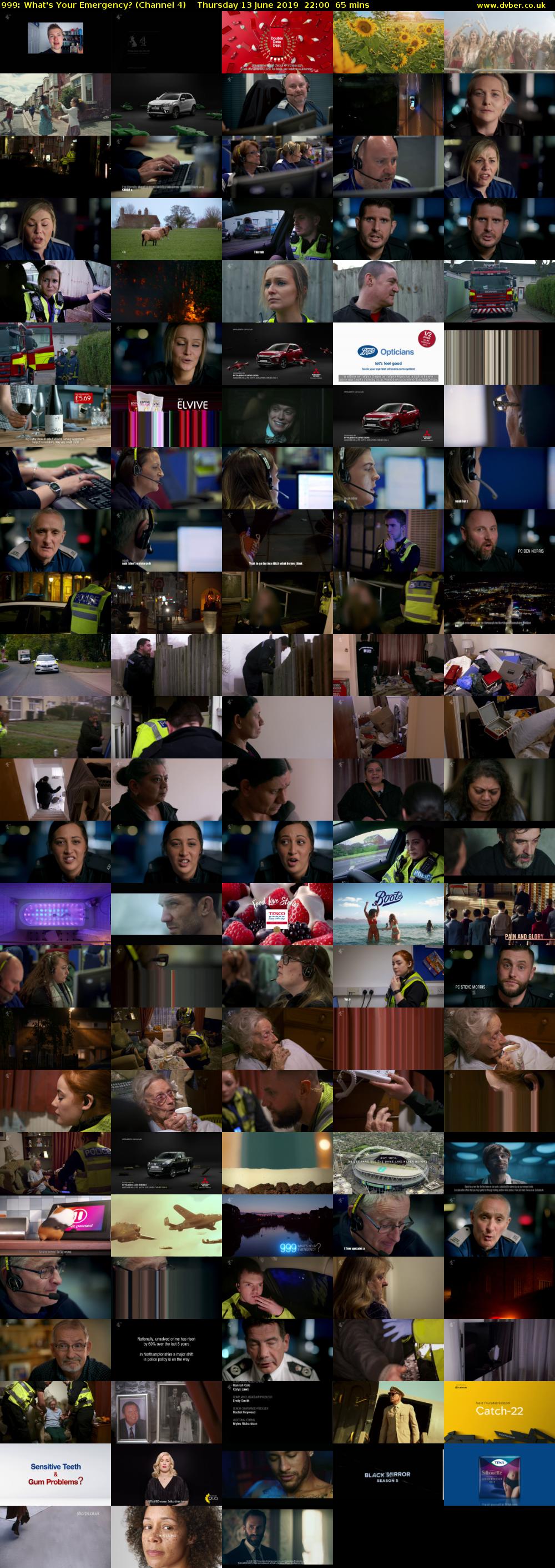 999: What's Your Emergency? (Channel 4) Thursday 13 June 2019 22:00 - 23:05