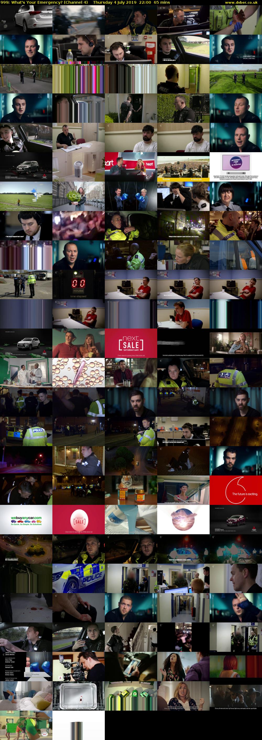 999: What's Your Emergency? (Channel 4) Thursday 4 July 2019 22:00 - 23:05
