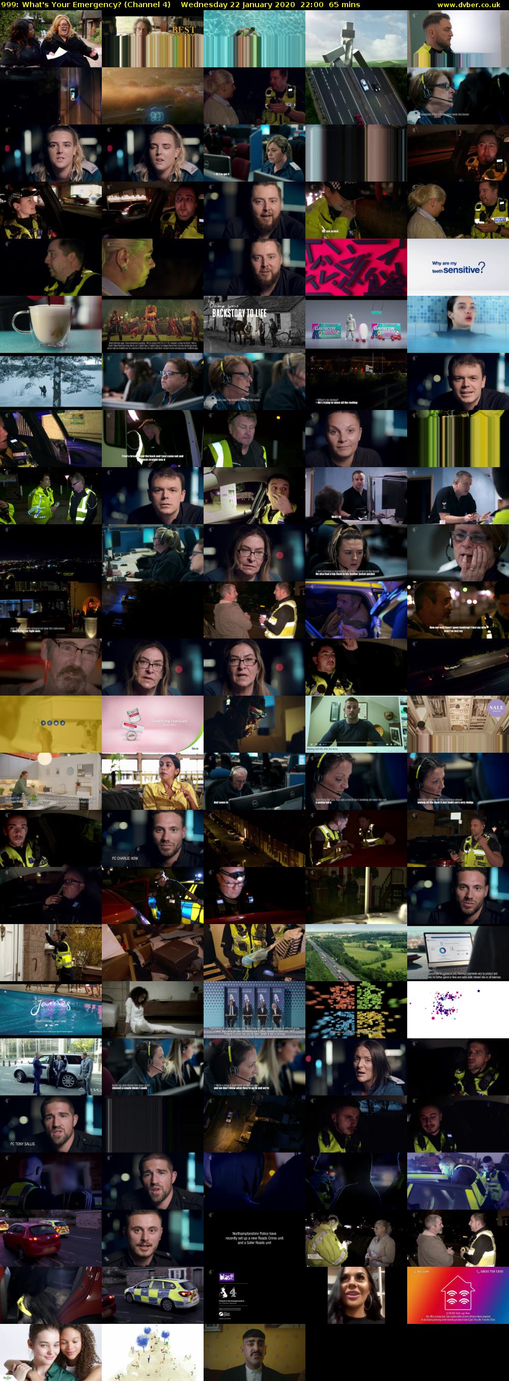 999: What's Your Emergency? (Channel 4) Wednesday 22 January 2020 22:00 - 23:05