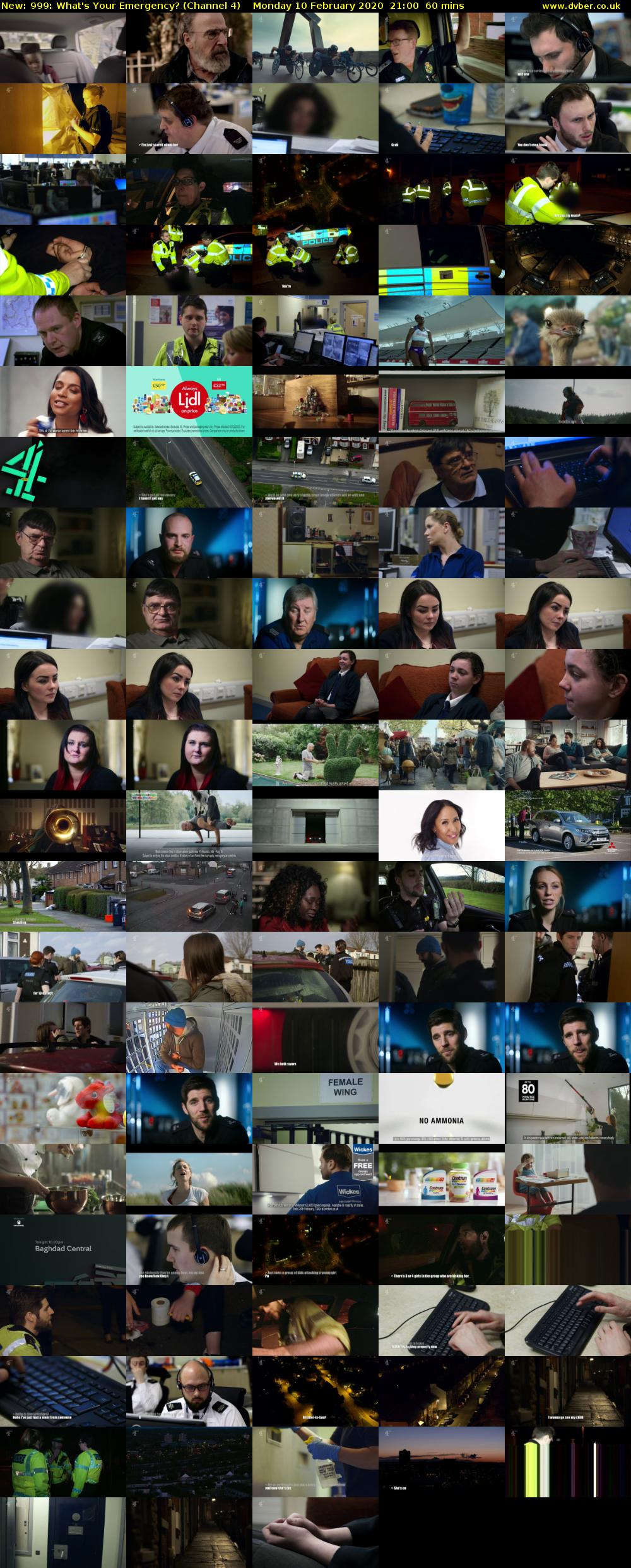 999: What's Your Emergency? (Channel 4) Monday 10 February 2020 21:00 - 22:00