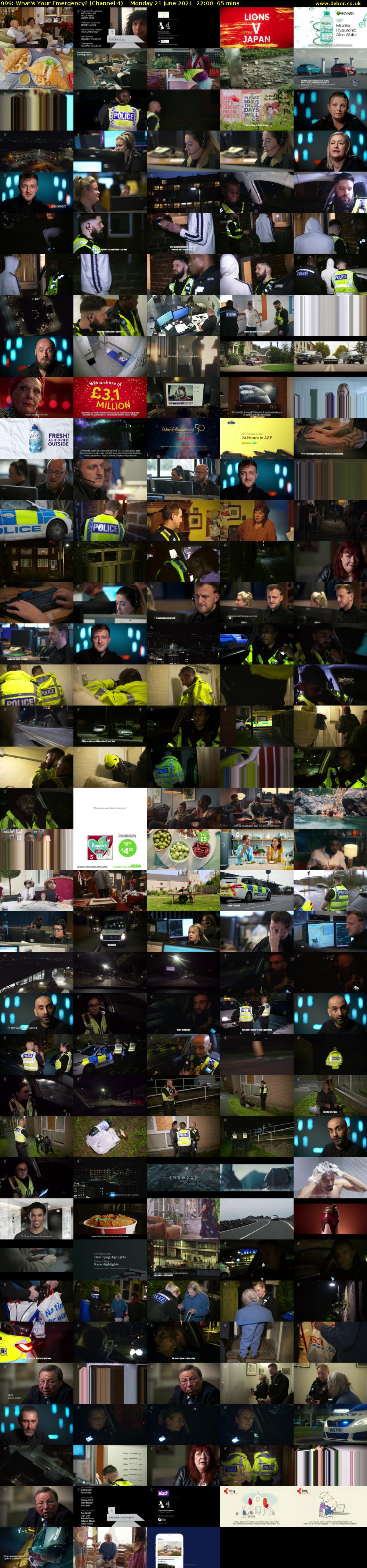 999: What's Your Emergency? (Channel 4) Monday 21 June 2021 22:00 - 23:05