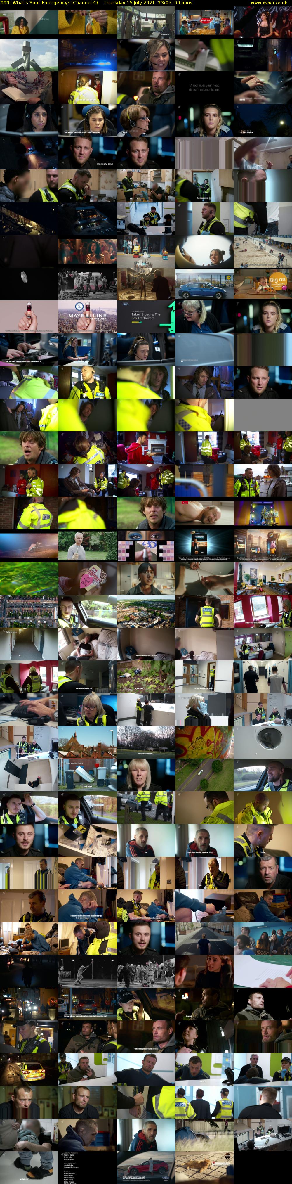 999: What's Your Emergency? (Channel 4) Thursday 15 July 2021 23:05 - 00:05