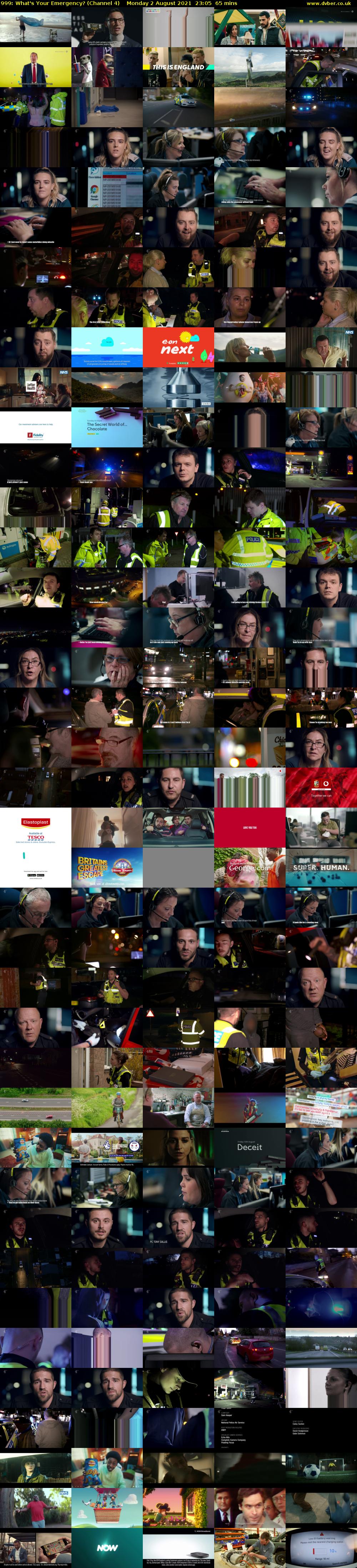 999: What's Your Emergency? (Channel 4) Monday 2 August 2021 23:05 - 00:10