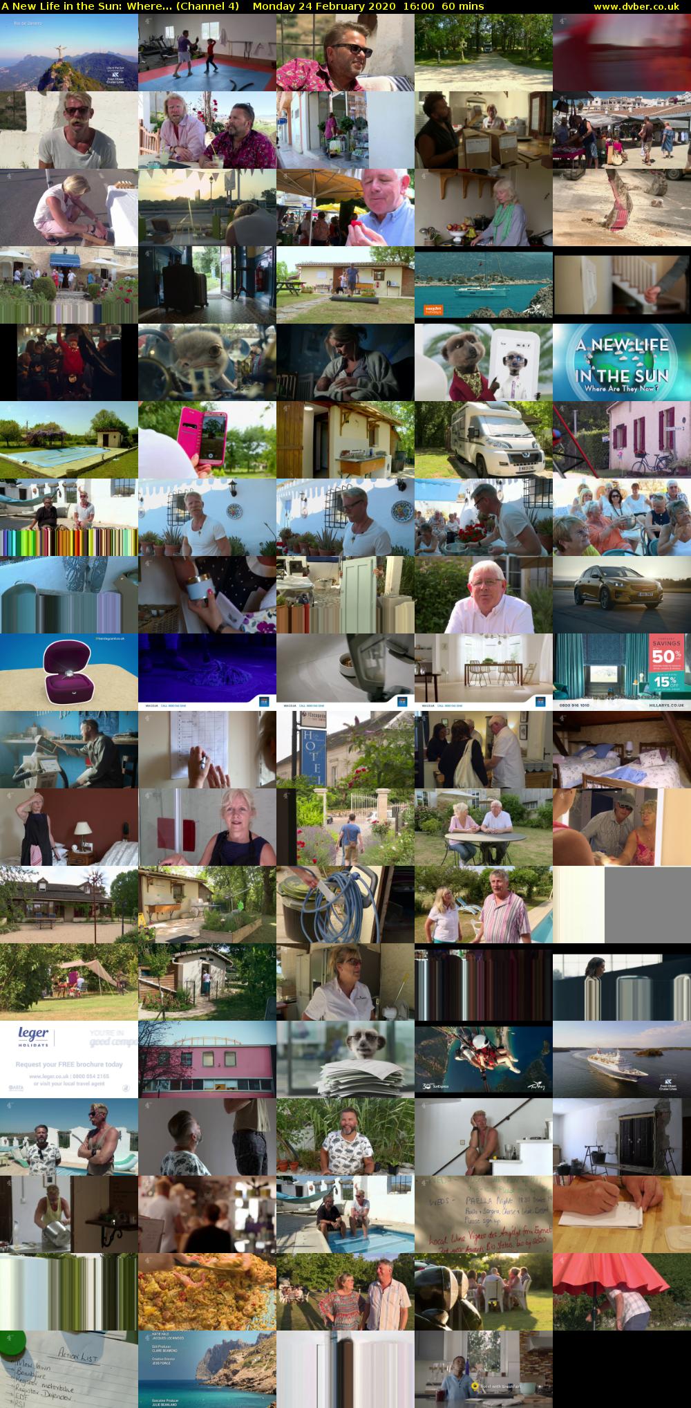 A New Life in the Sun: Where... (Channel 4) Monday 24 February 2020 16:00 - 17:00