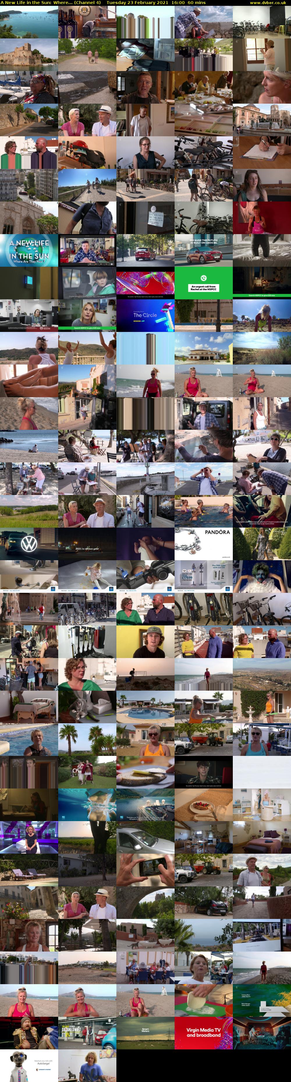 A New Life in the Sun: Where... (Channel 4) Tuesday 23 February 2021 16:00 - 17:00