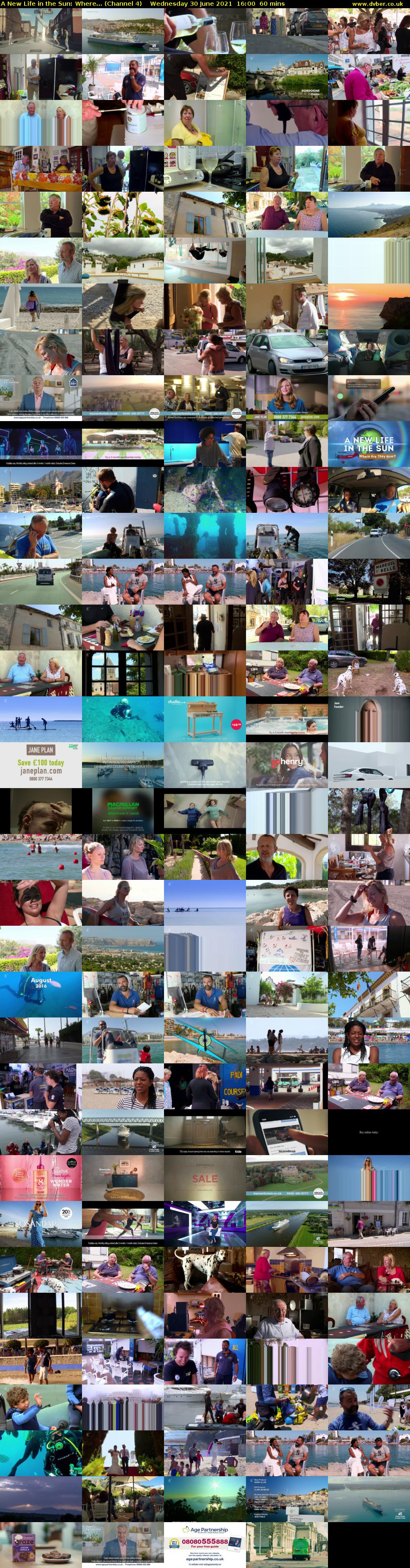 A New Life in the Sun: Where... (Channel 4) Wednesday 30 June 2021 16:00 - 17:00
