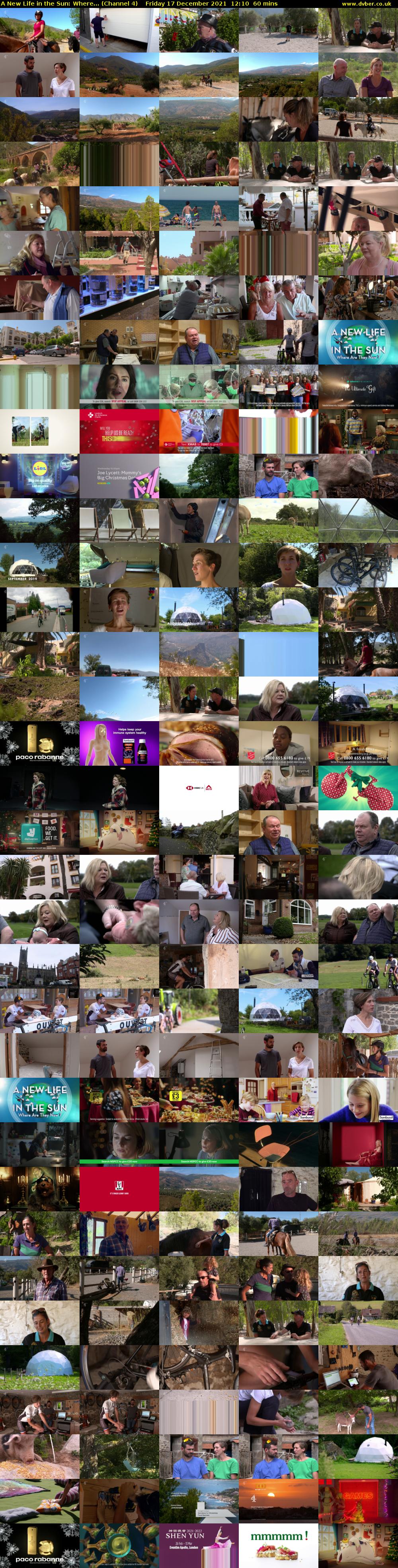A New Life in the Sun: Where... (Channel 4) Friday 17 December 2021 12:10 - 13:10