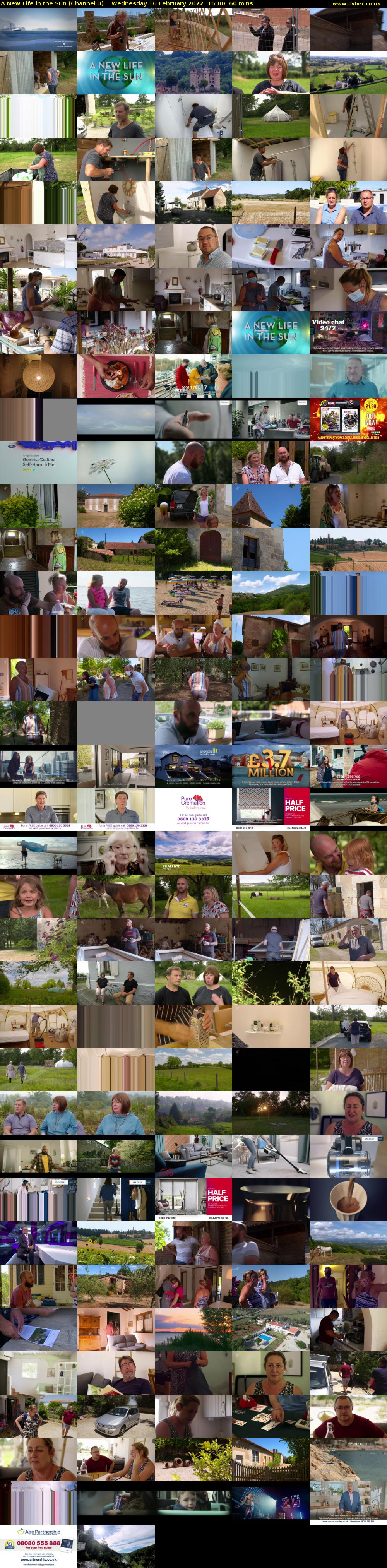 A New Life in the Sun (Channel 4) Wednesday 16 February 2022 16:00 - 17:00