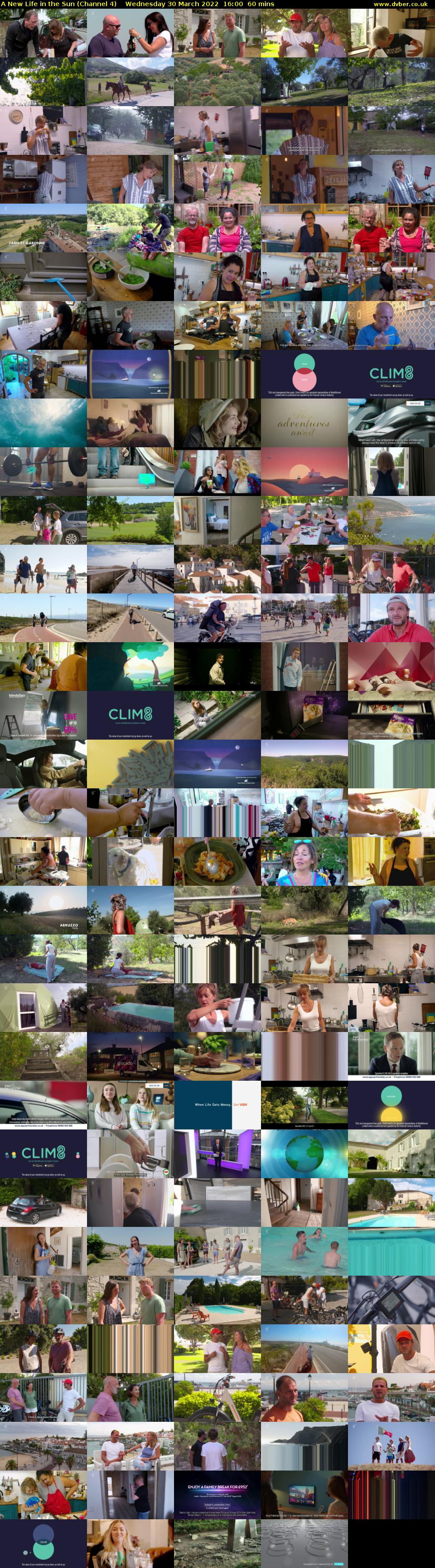A New Life in the Sun (Channel 4) Wednesday 30 March 2022 16:00 - 17:00