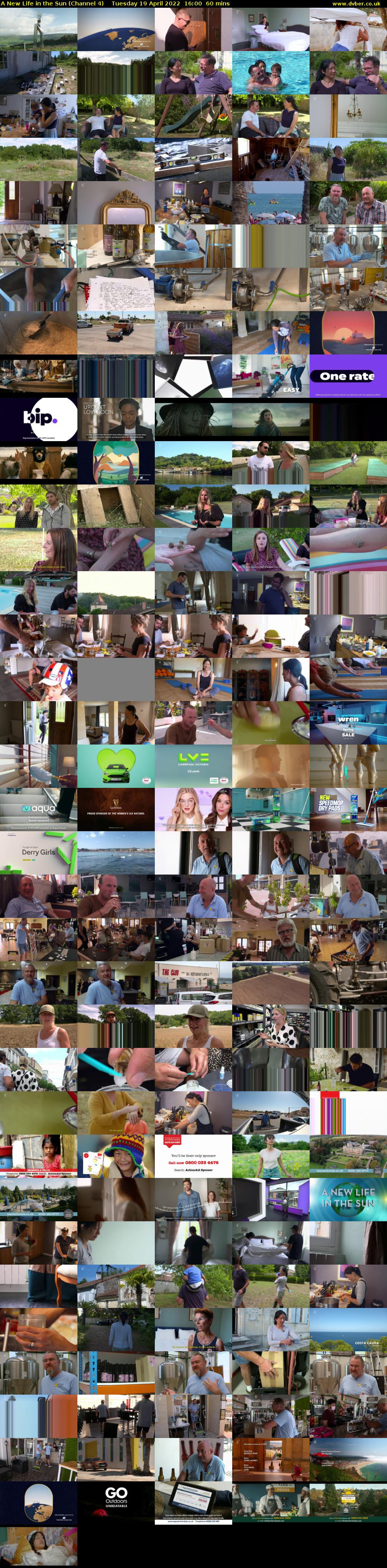A New Life in the Sun (Channel 4) Tuesday 19 April 2022 16:00 - 17:00