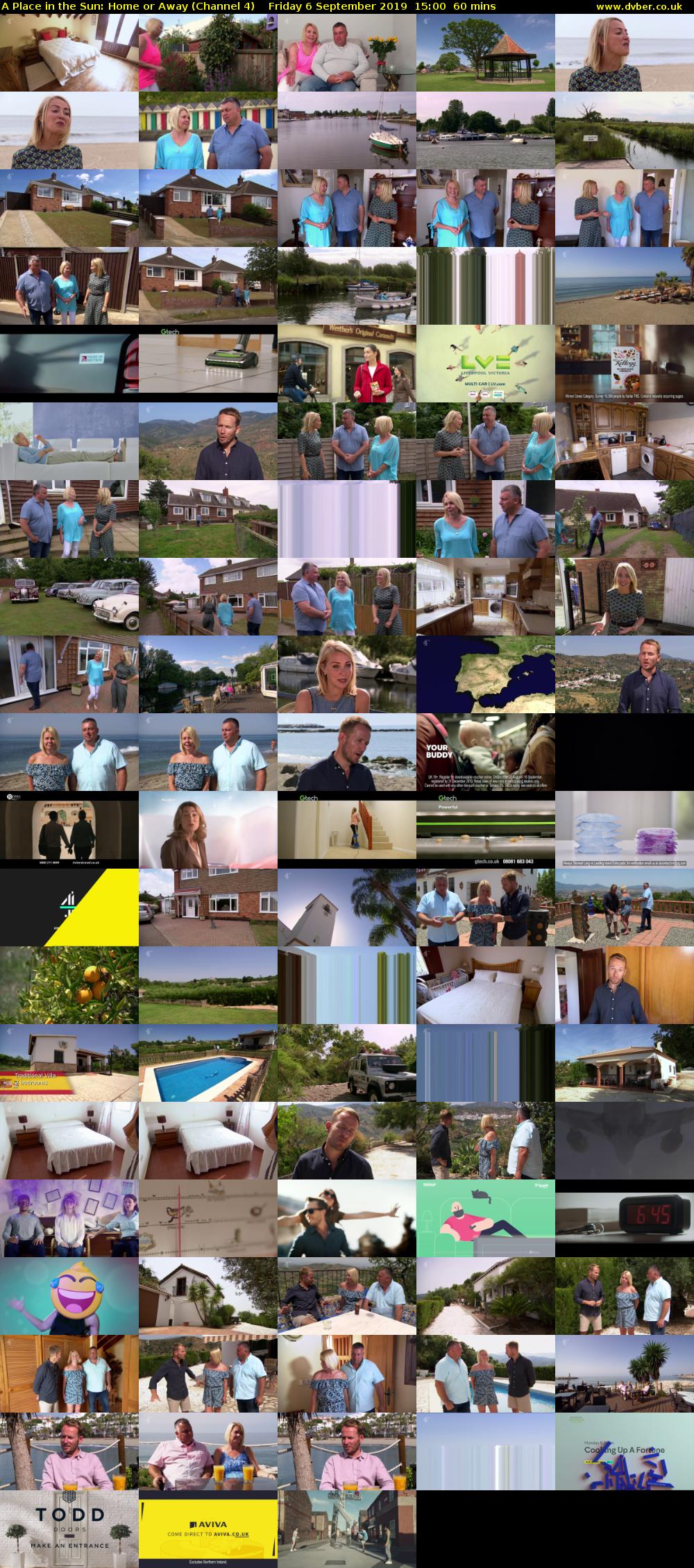 A Place in the Sun: Home or Away (Channel 4) Friday 6 September 2019 15:00 - 16:00