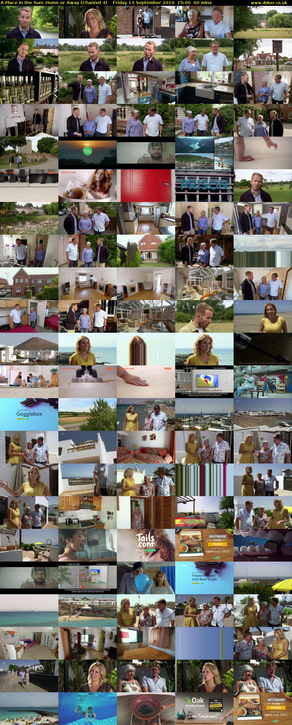 A Place in the Sun: Home or Away (Channel 4) Friday 13 September 2019 15:00 - 16:00