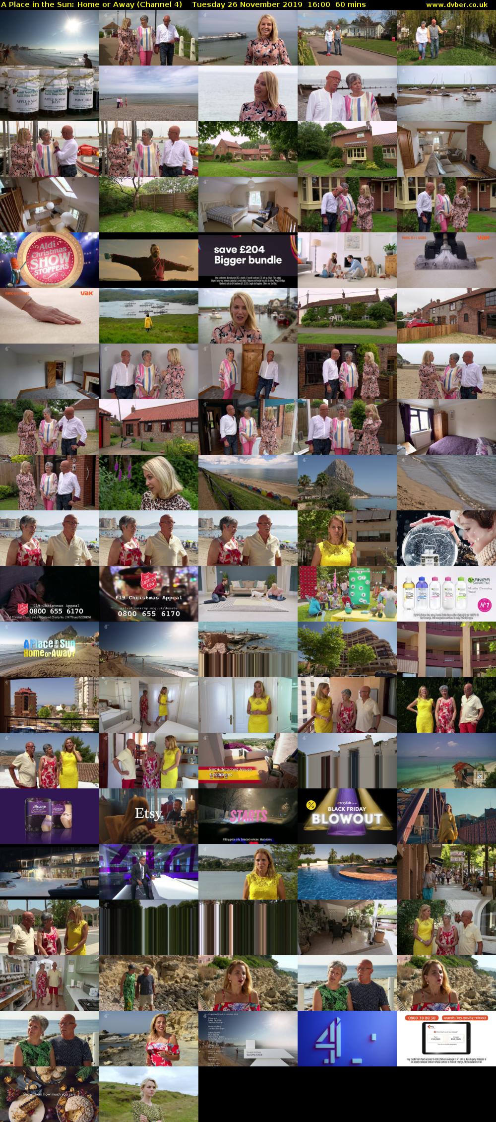 A Place in the Sun: Home or Away (Channel 4) Tuesday 26 November 2019 16:00 - 17:00