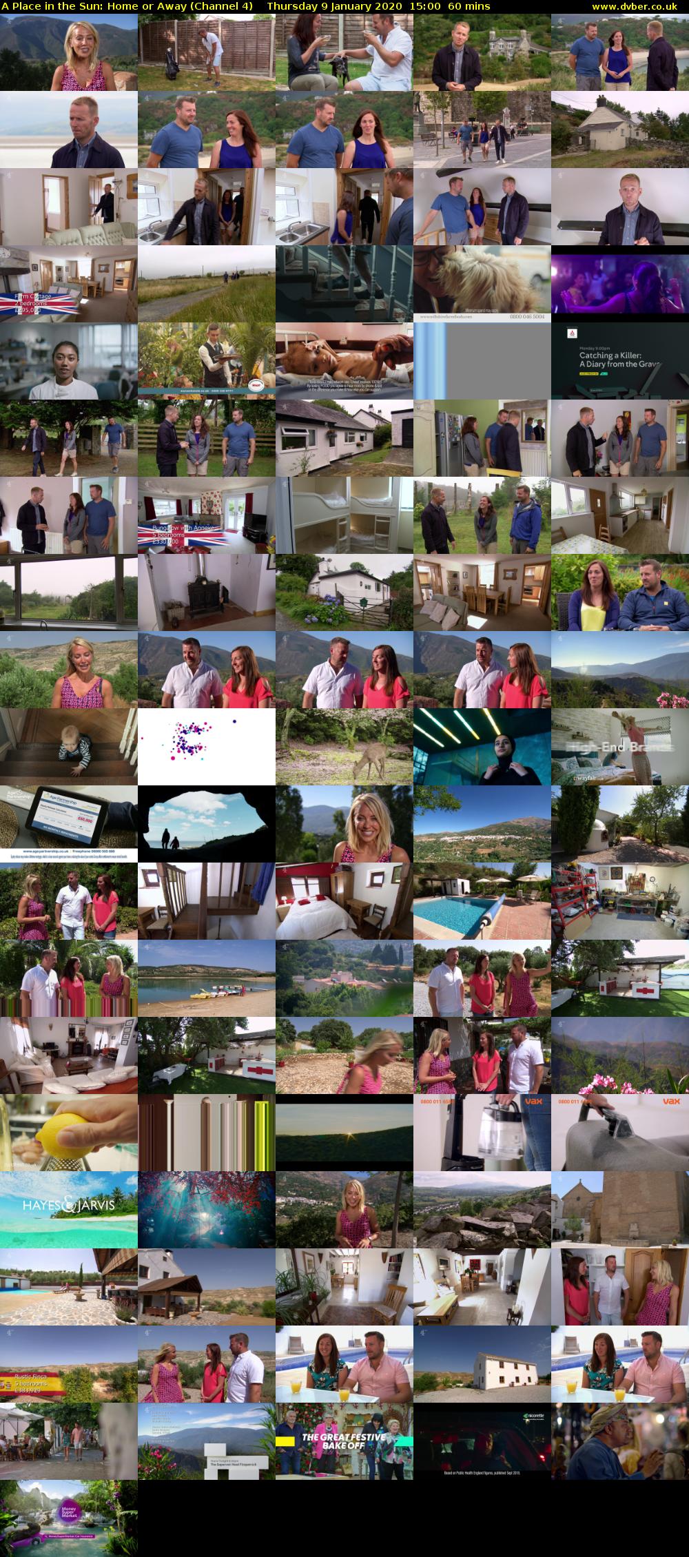 A Place in the Sun: Home or Away (Channel 4) Thursday 9 January 2020 15:00 - 16:00
