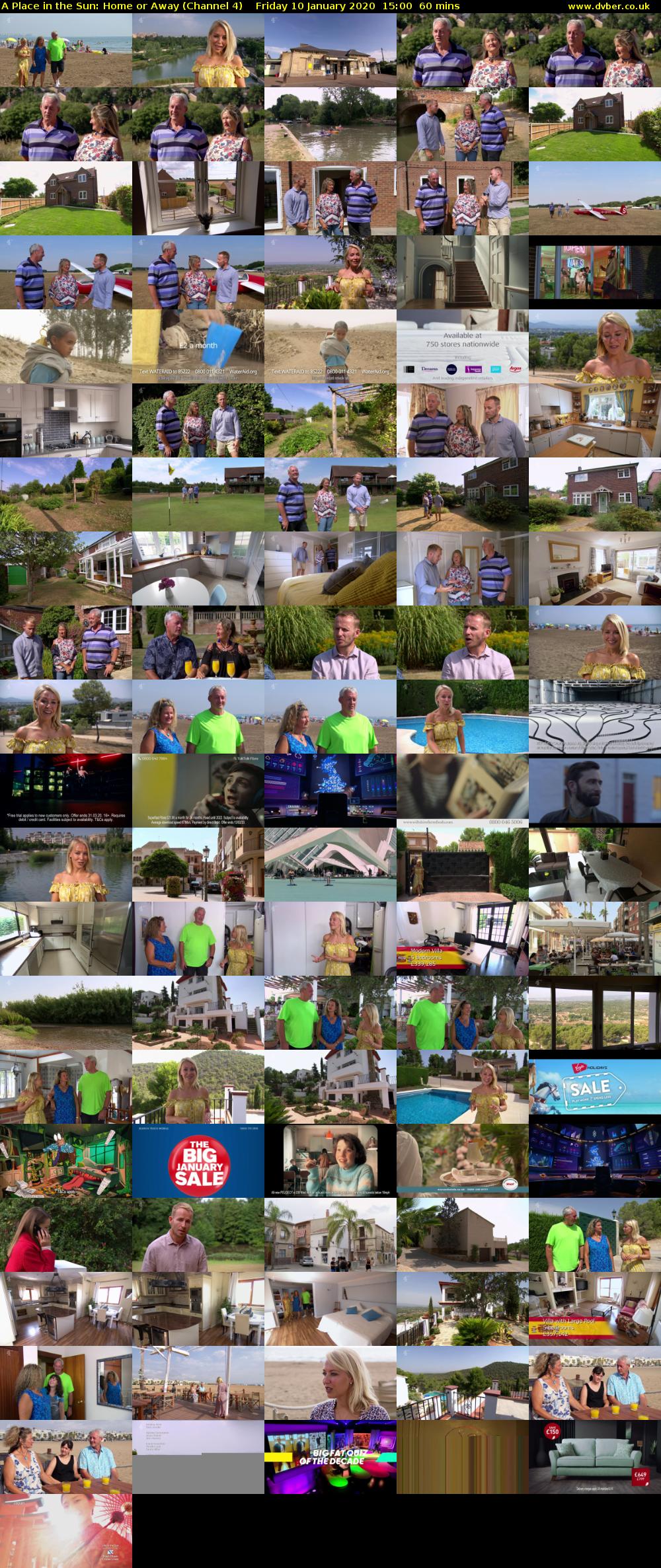 A Place in the Sun: Home or Away (Channel 4) Friday 10 January 2020 15:00 - 16:00