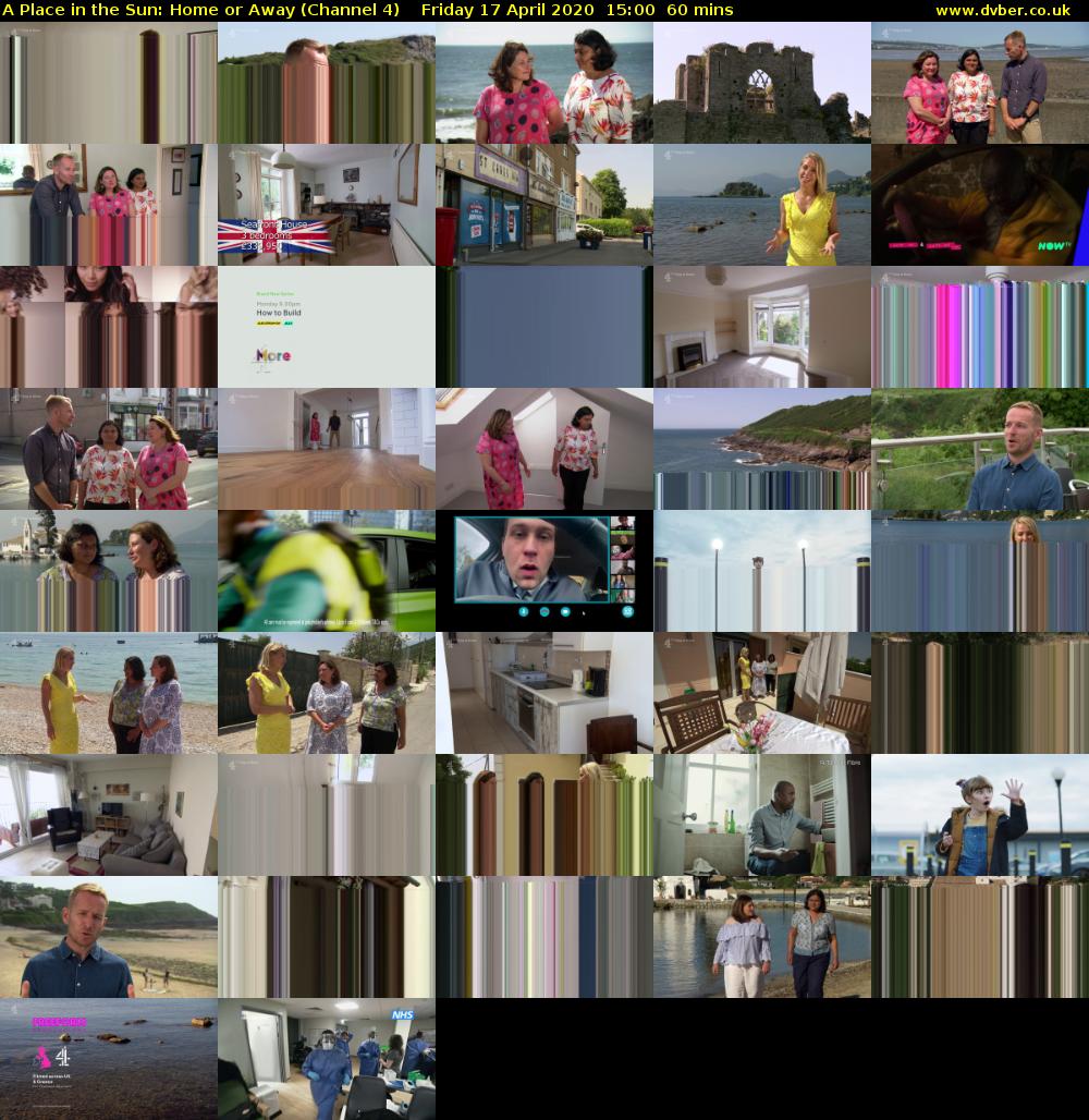 A Place in the Sun: Home or Away (Channel 4) Friday 17 April 2020 15:00 - 16:00
