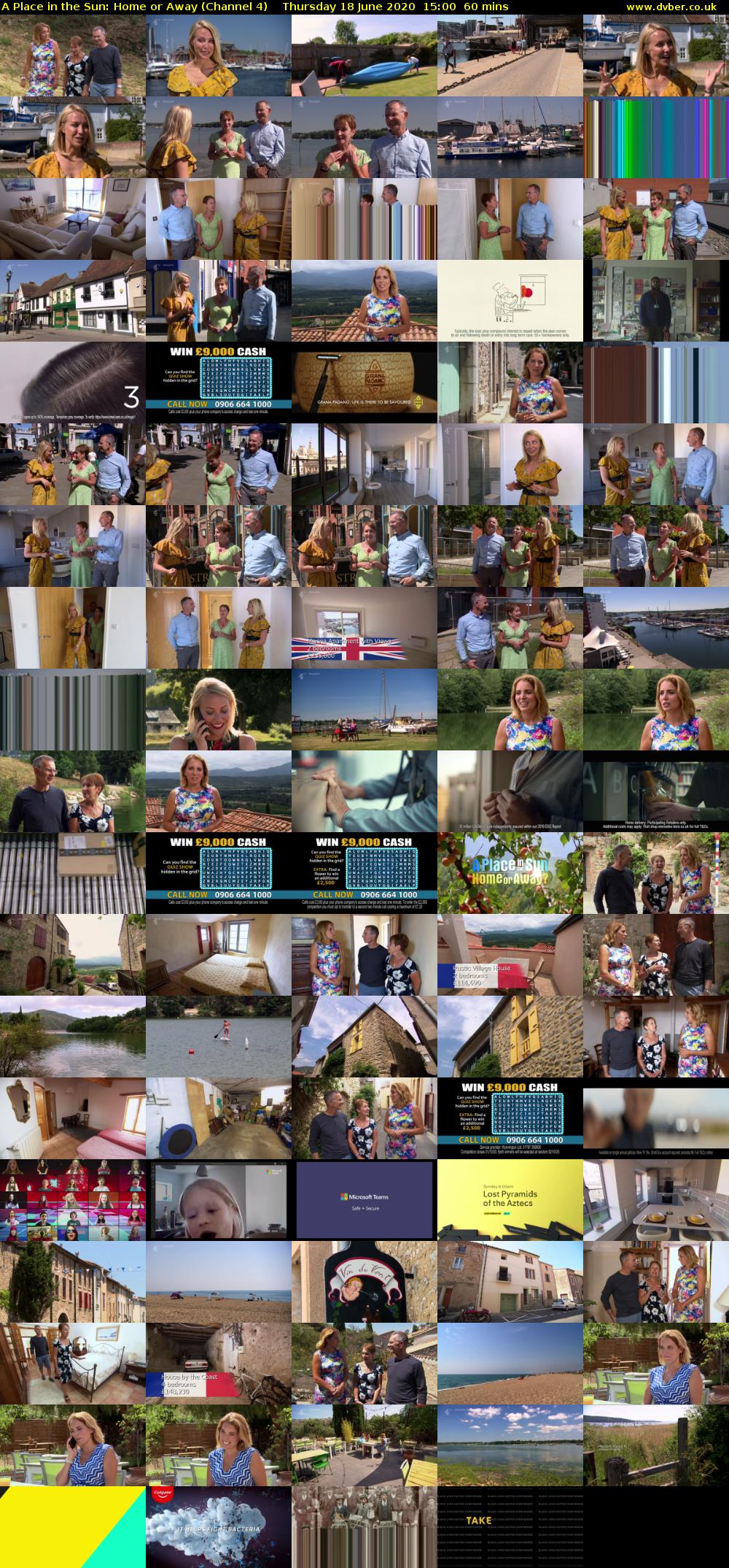 A Place in the Sun: Home or Away (Channel 4) Thursday 18 June 2020 15:00 - 16:00