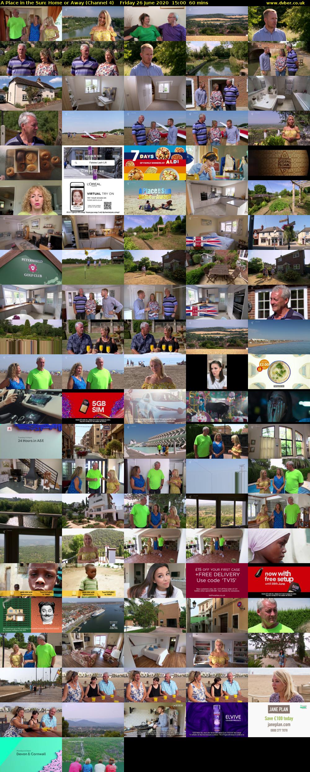 A Place in the Sun: Home or Away (Channel 4) Friday 26 June 2020 15:00 - 16:00