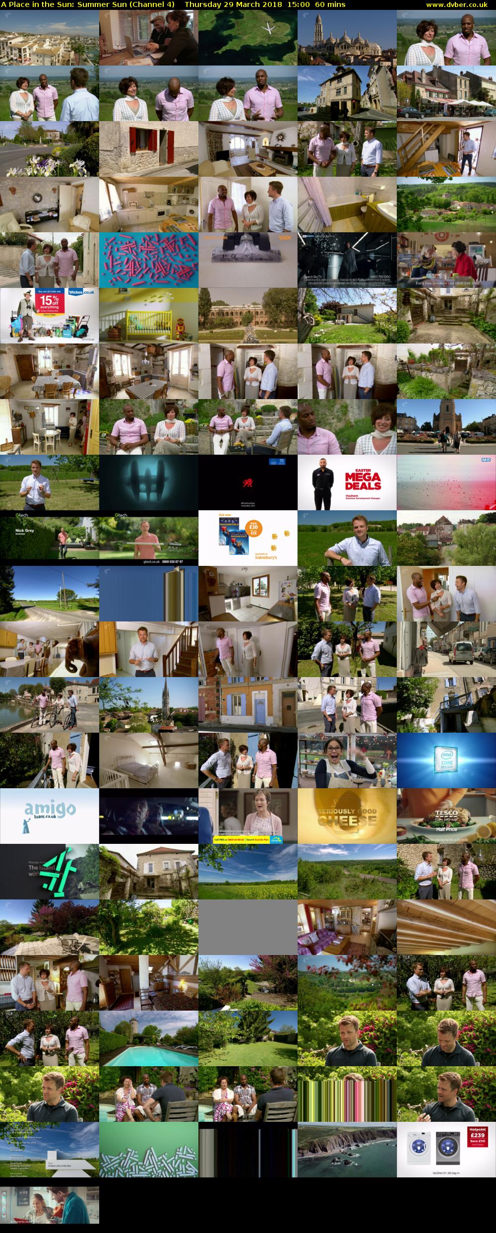 A Place in the Sun: Summer Sun (Channel 4) Thursday 29 March 2018 15:00 - 16:00