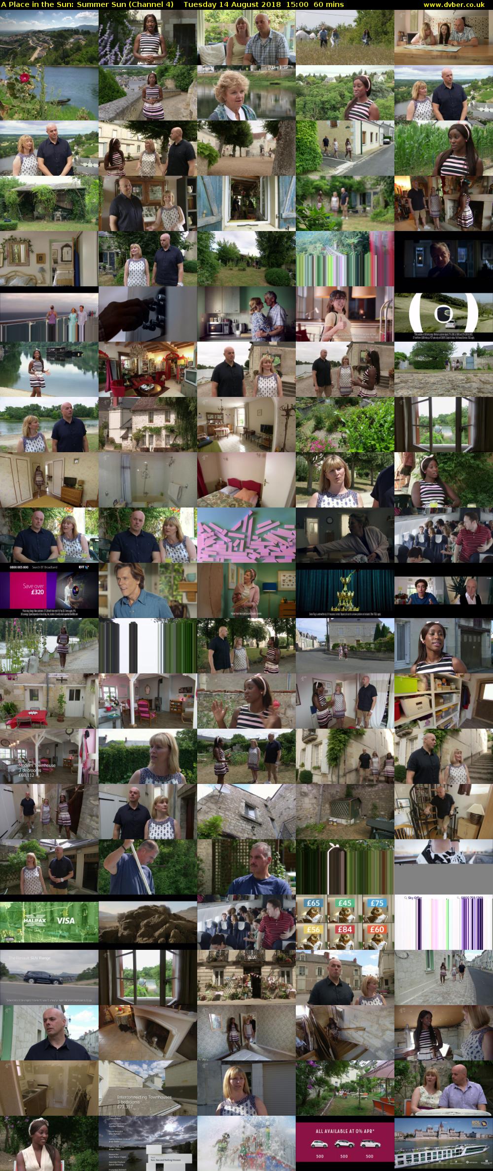 A Place in the Sun: Summer Sun (Channel 4) Tuesday 14 August 2018 15:00 - 16:00