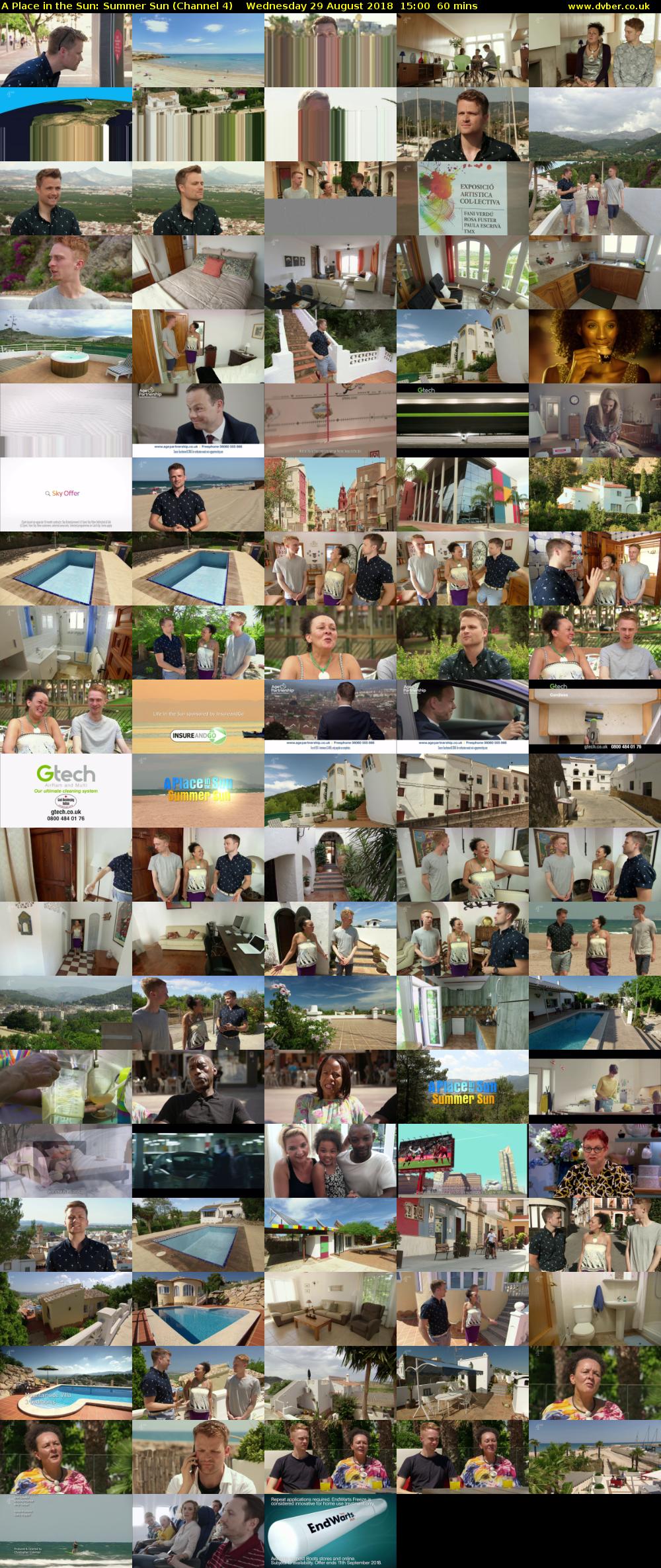 A Place in the Sun: Summer Sun (Channel 4) Wednesday 29 August 2018 15:00 - 16:00