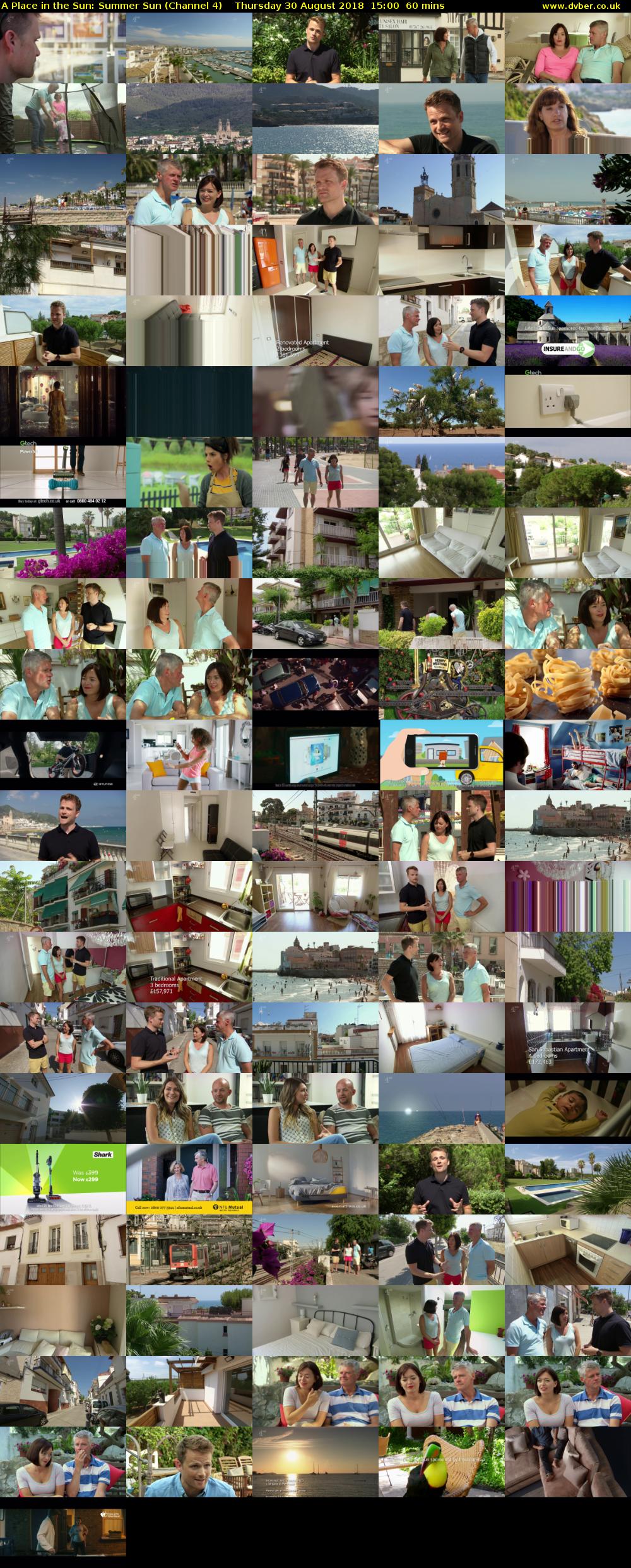 A Place in the Sun: Summer Sun (Channel 4) Thursday 30 August 2018 15:00 - 16:00