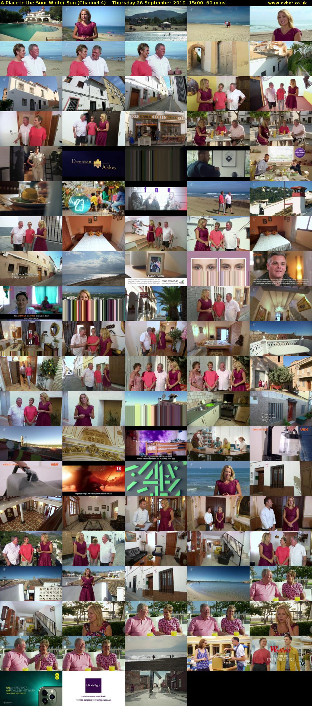 A Place in the Sun: Winter Sun (Channel 4) Thursday 26 September 2019 15:00 - 16:00