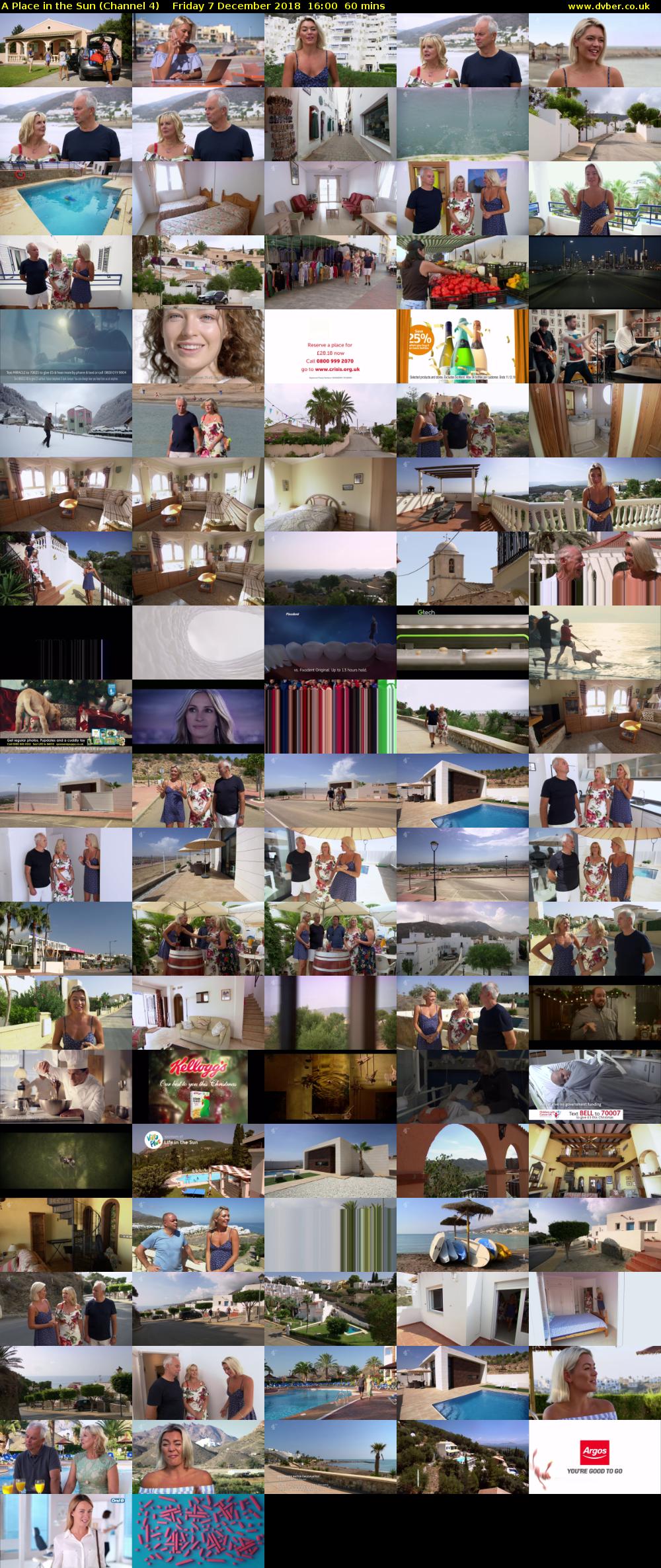 A Place in the Sun (Channel 4) Friday 7 December 2018 16:00 - 17:00