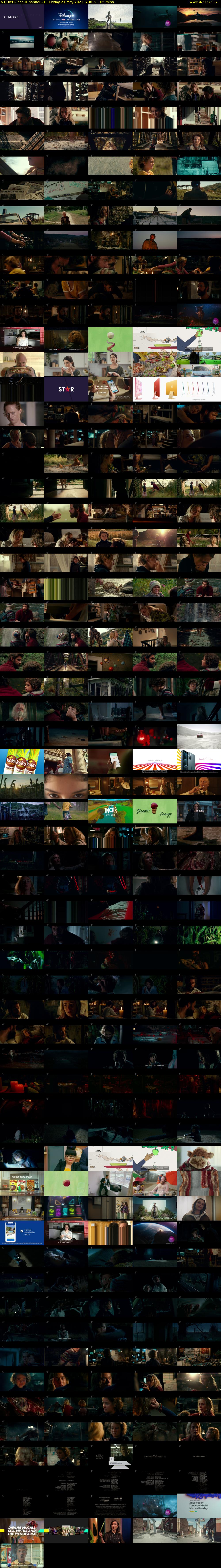 A Quiet Place (Channel 4) Friday 21 May 2021 23:05 - 00:50