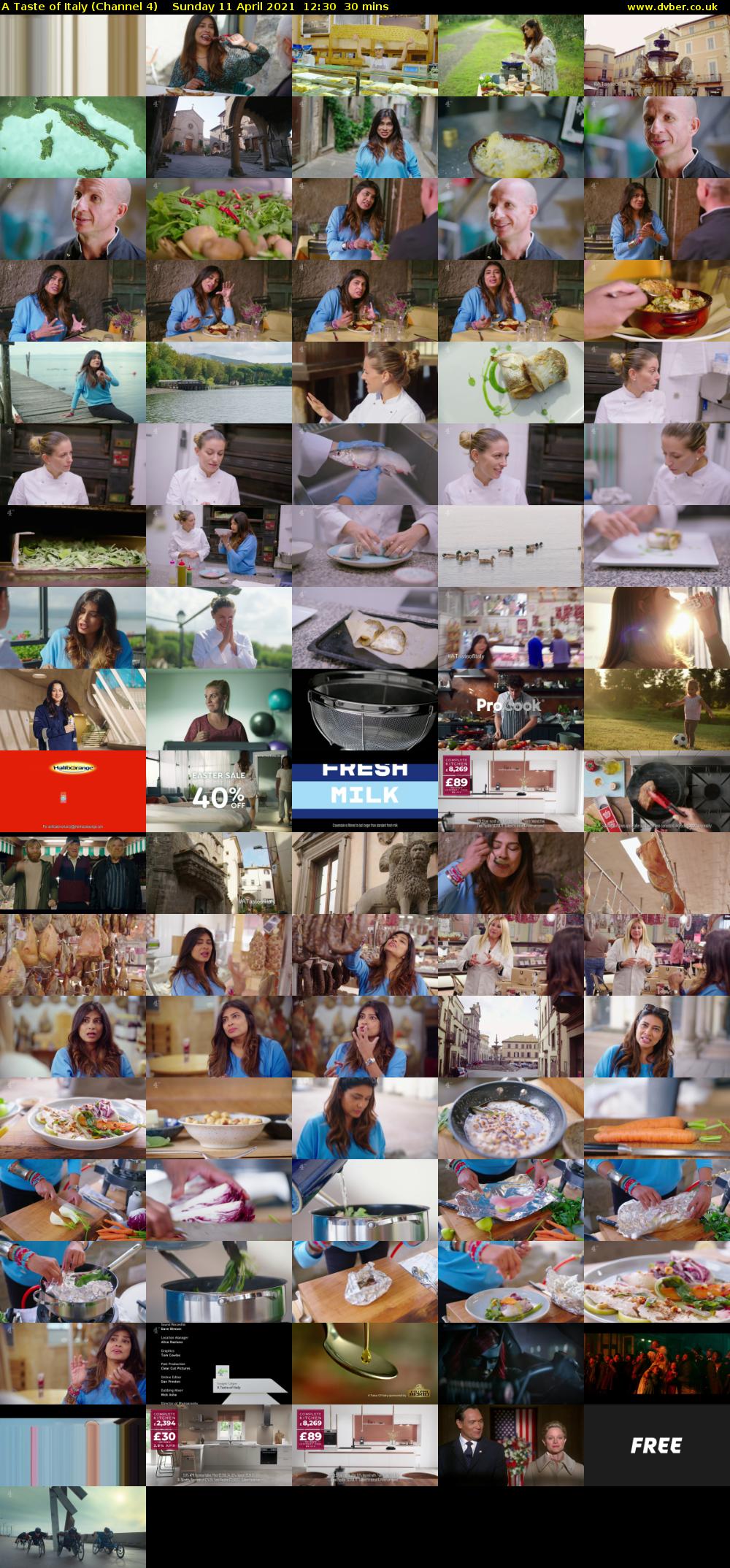 A Taste of Italy (Channel 4) Sunday 11 April 2021 12:30 - 13:00