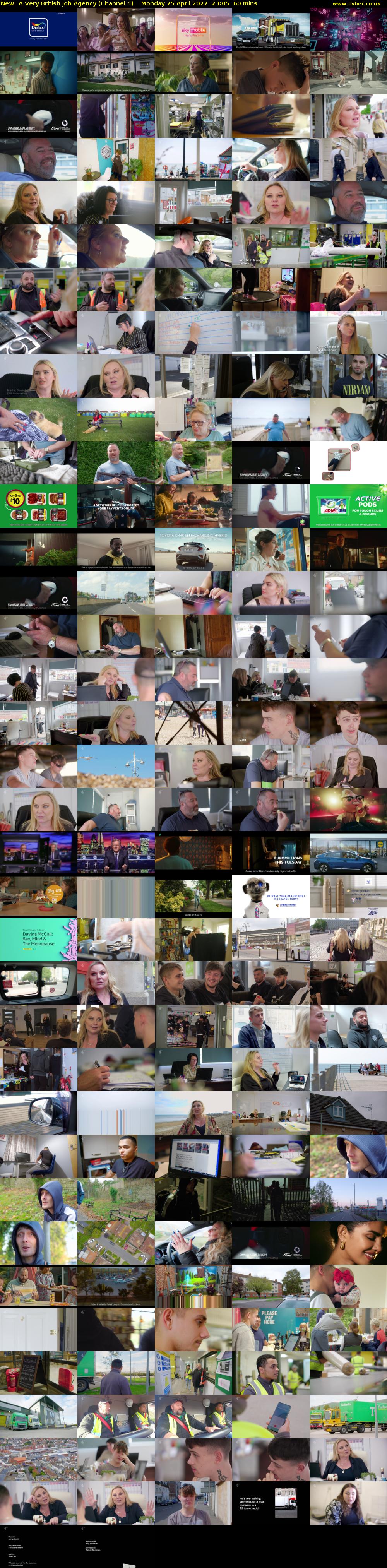 A Very British Job Agency (Channel 4) Monday 25 April 2022 23:05 - 00:05