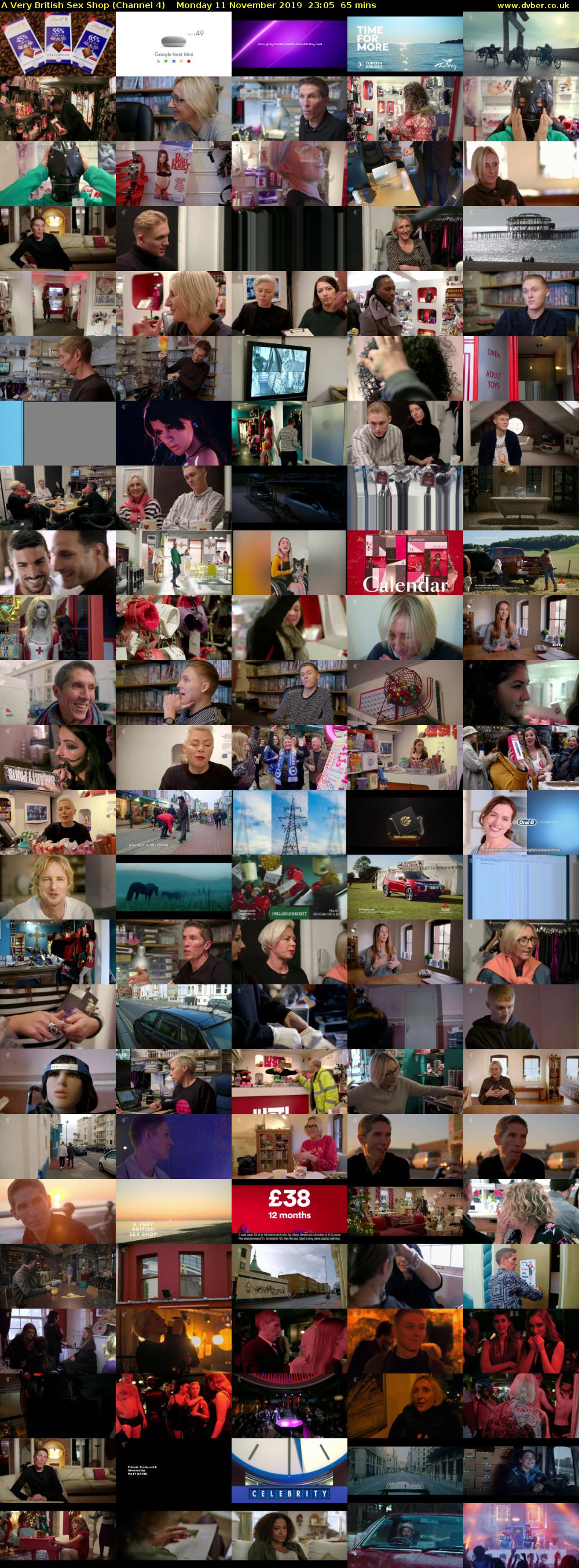 A Very British Sex Shop (Channel 4) Monday 11 November 2019 23:05 - 00:10