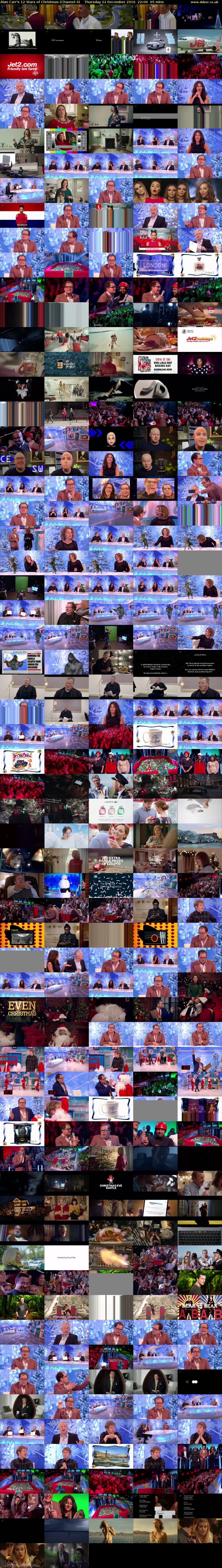 Alan Carr's 12 Stars of Christmas (Channel 4) Thursday 22 December 2016 22:00 - 23:05